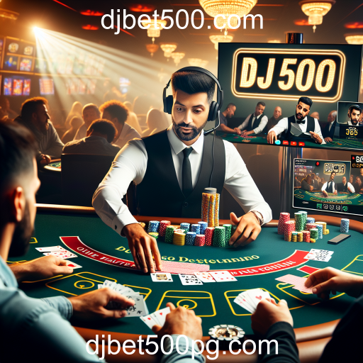 A Emoção dos 'Live Dealers' no DjBet500.com